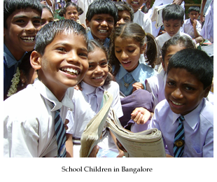 School Children in Bangalore